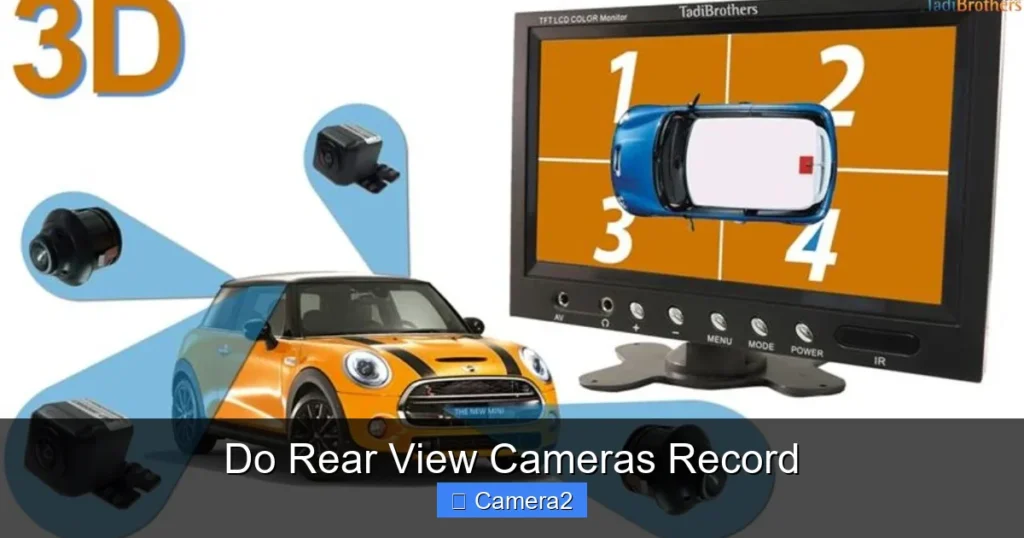 Do Rear View Cameras Record