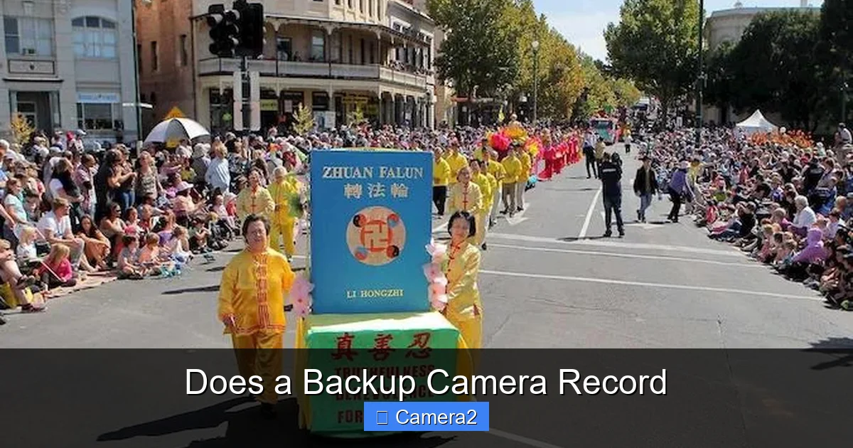Does a Backup Camera Record