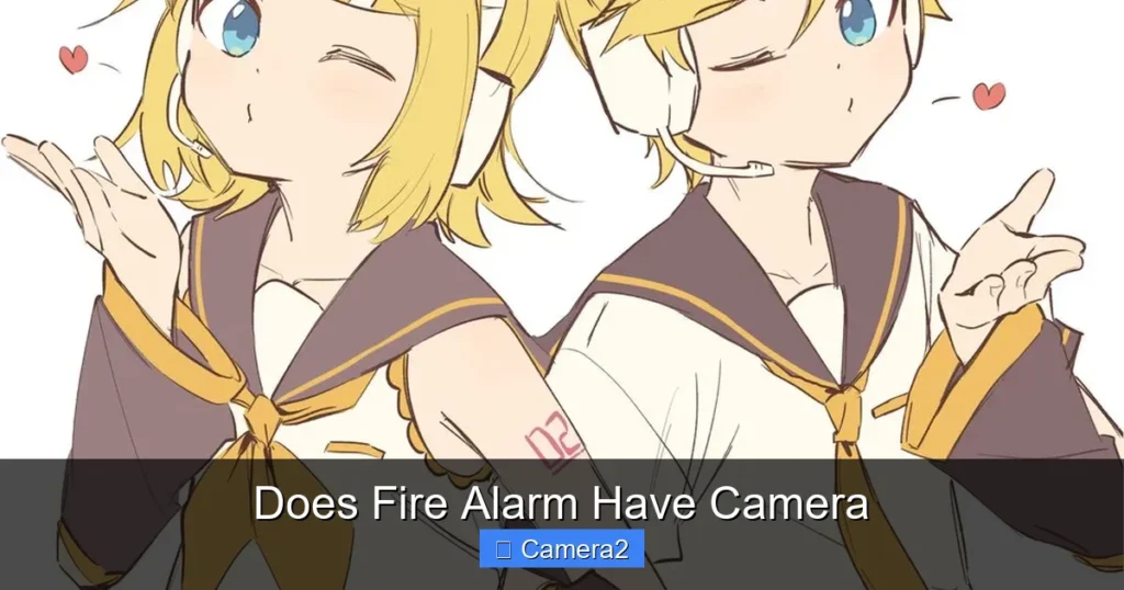 Does Fire Alarm Have Camera