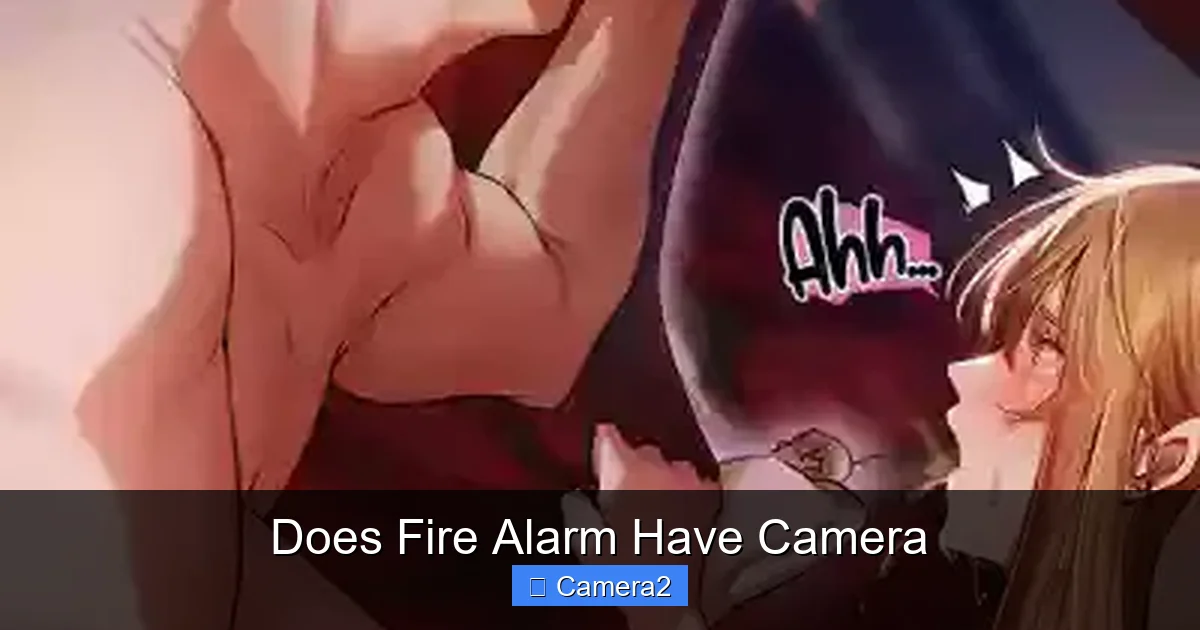 Does Fire Alarm Have Camera