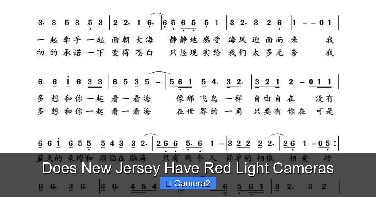 Does New Jersey Have Red Light Cameras