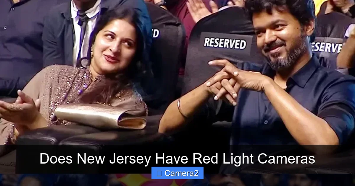 Does New Jersey Have Red Light Cameras