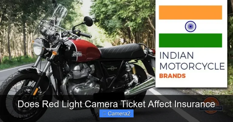 Does Red Light Camera Ticket Affect Insurance