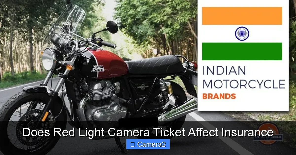 Does Red Light Camera Ticket Affect Insurance