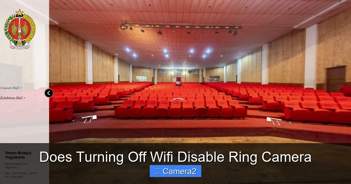 Does Turning Off Wifi Disable Ring Camera