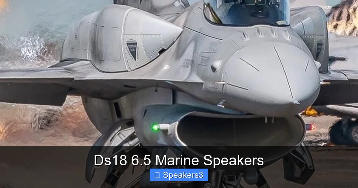 Ds18 6.5 Marine Speakers