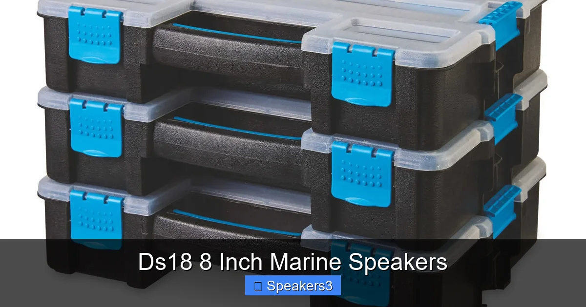 Ds18 8 Inch Marine Speakers