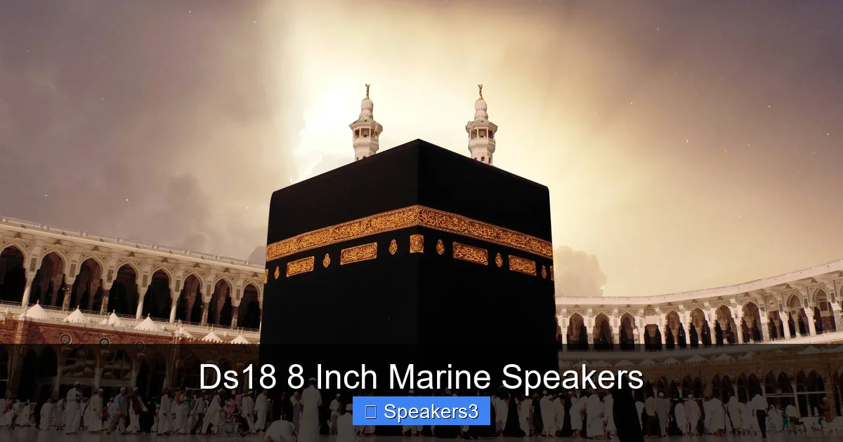 Ds18 8 Inch Marine Speakers