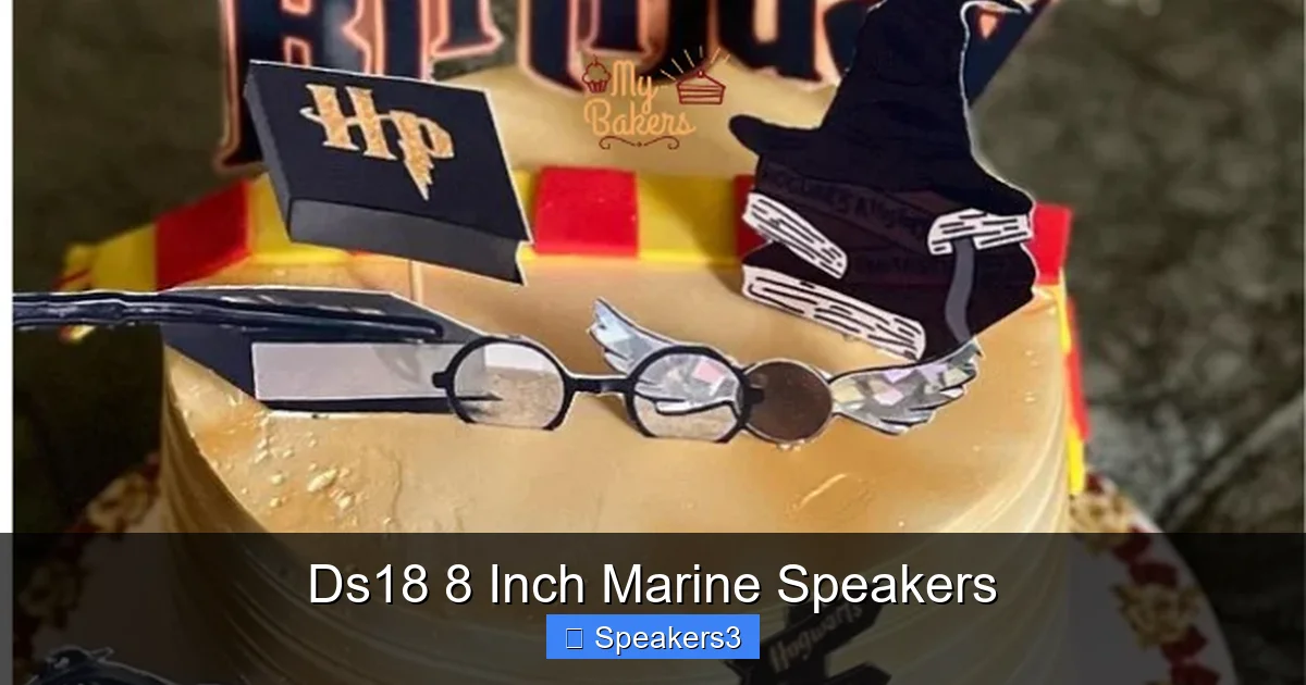 Ds18 8 Inch Marine Speakers