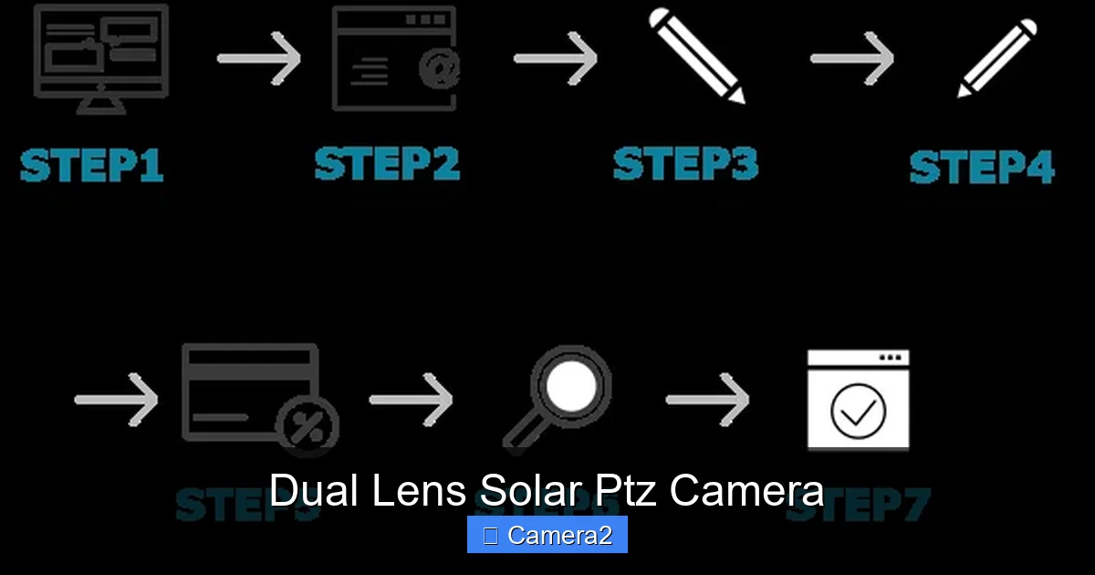 Dual Lens Solar Ptz Camera