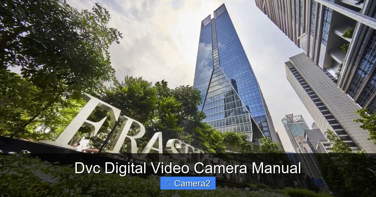 Dvc Digital Video Camera Manual