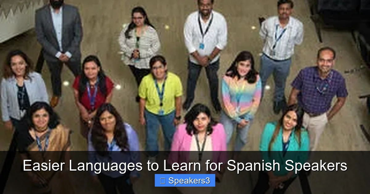 Easier Languages to Learn for Spanish Speakers