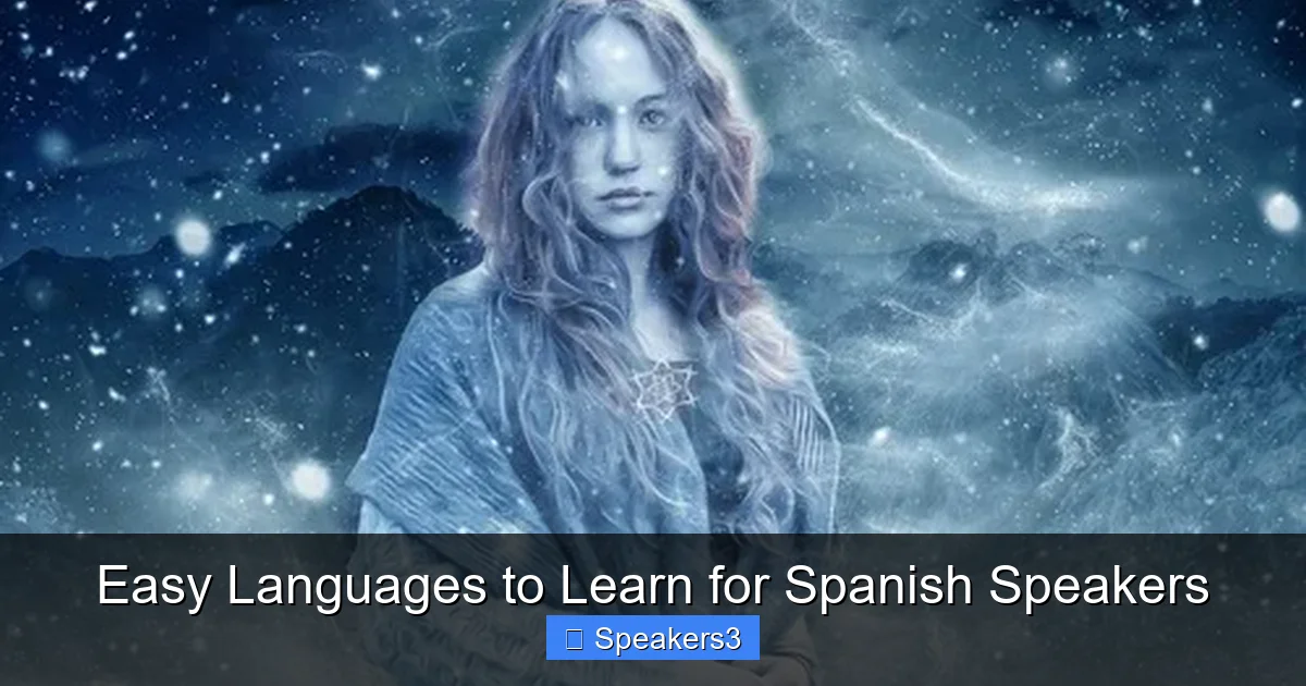 Easy Languages to Learn for Spanish Speakers