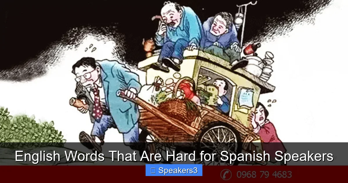 English Words That Are Hard for Spanish Speakers