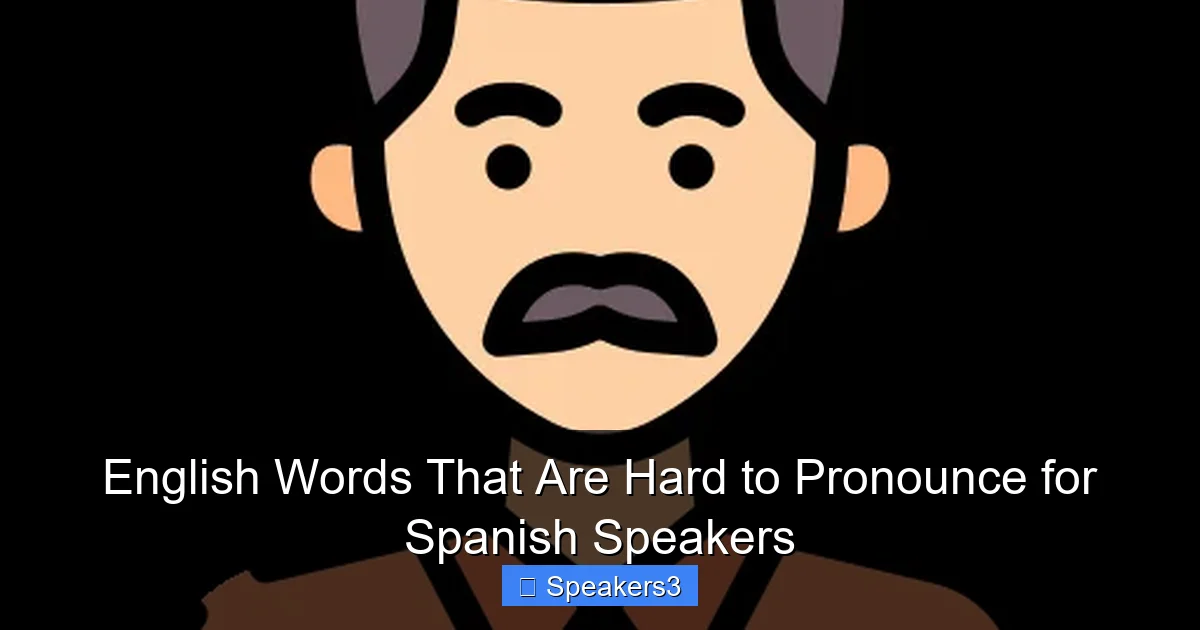 English Words That Are Hard to Pronounce for Spanish Speakers