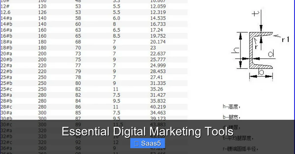 Essential Digital Marketing Tools
