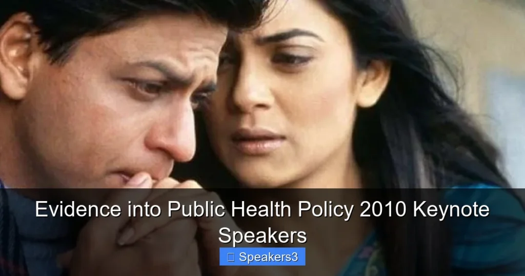 Evidence into Public Health Policy 2010 Keynote Speakers