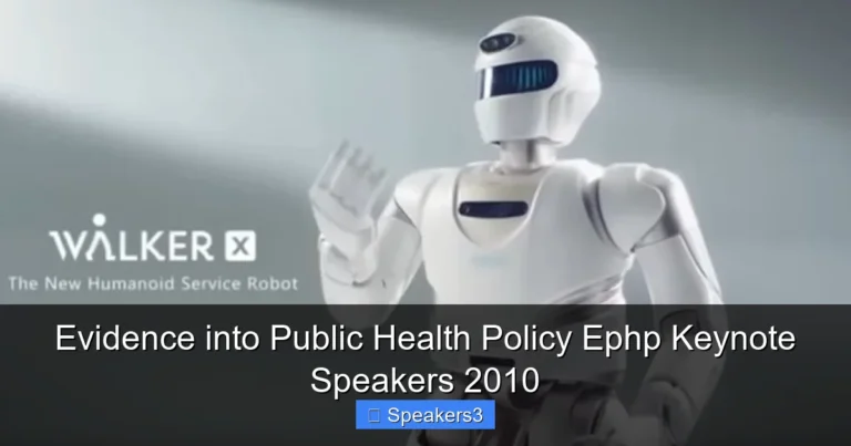 Evidence into Public Health Policy Ephp Keynote Speakers 2010
