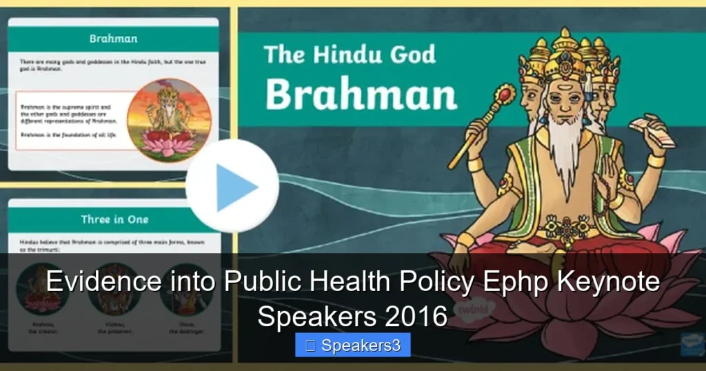 Evidence into Public Health Policy Ephp Keynote Speakers 2016