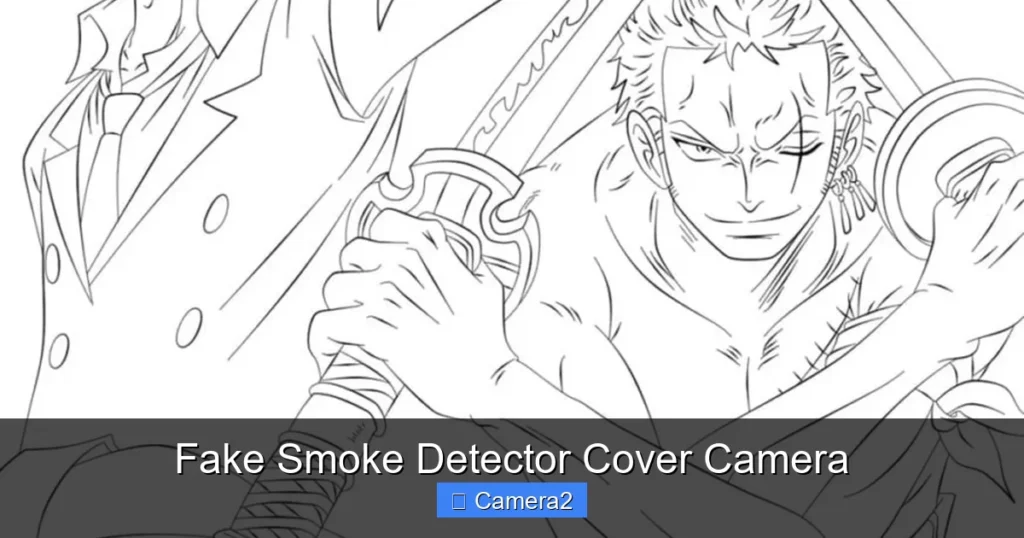 Fake Smoke Detector Cover Camera