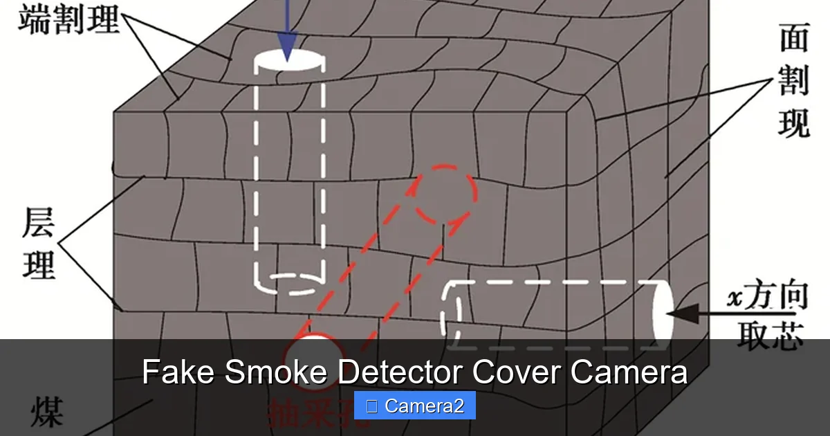 Fake Smoke Detector Cover Camera