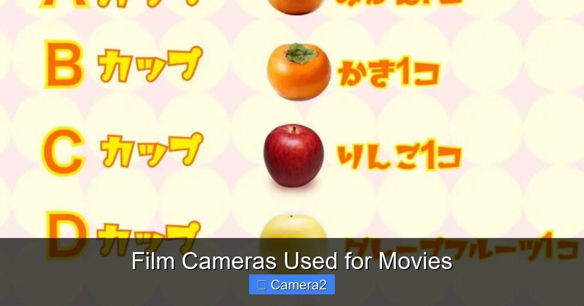 Film Cameras Used for Movies