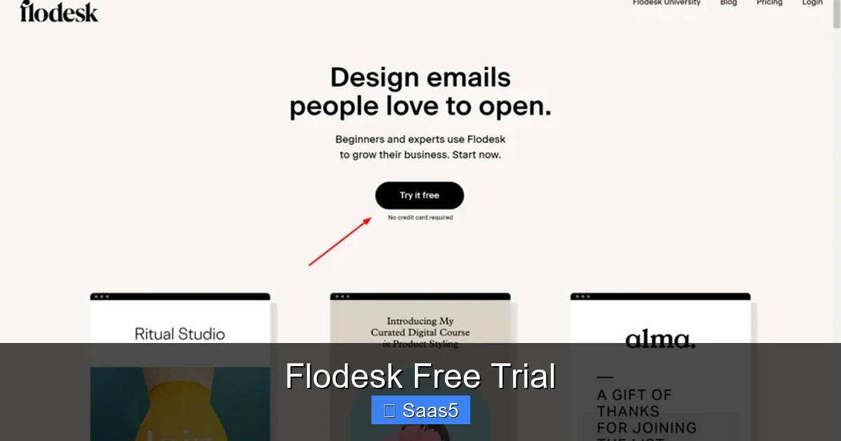 Flodesk Free Trial
