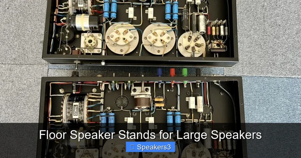 Floor Speaker Stands for Large Speakers