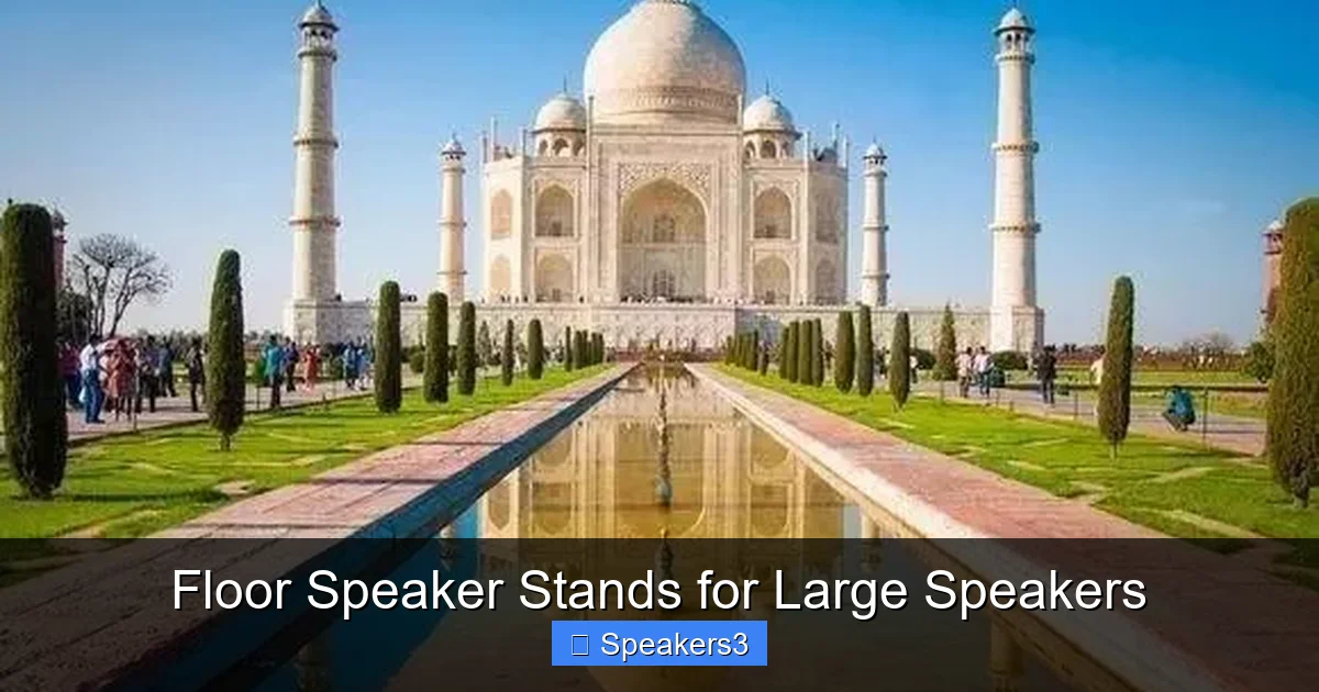 Floor Speaker Stands for Large Speakers