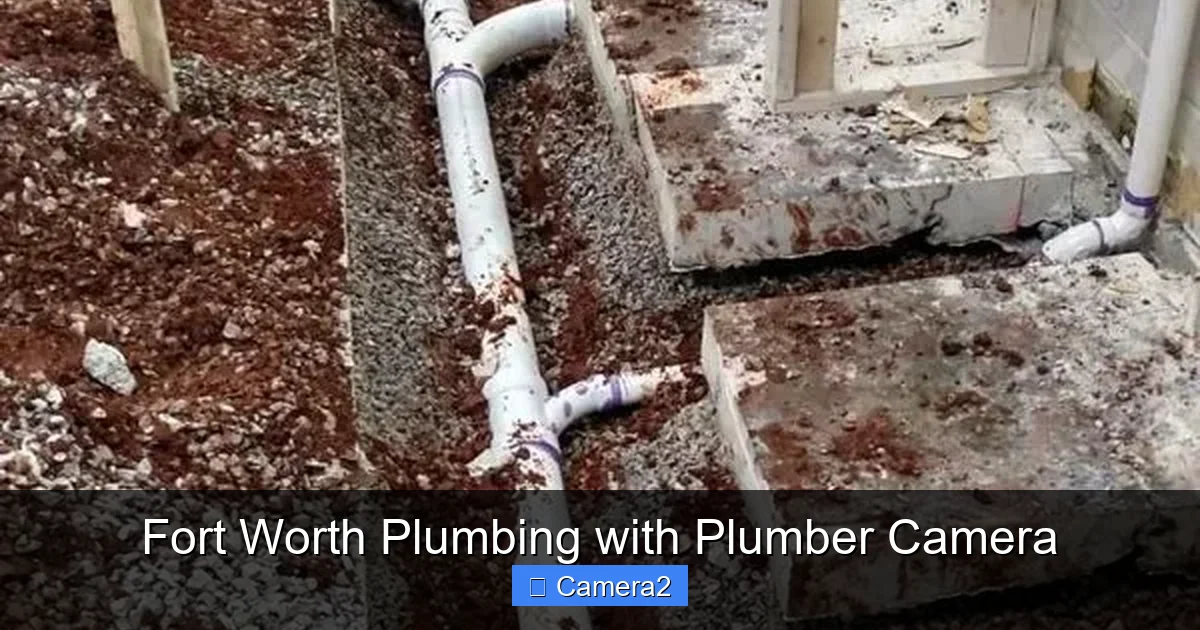 Fort Worth Plumbing with Plumber Camera