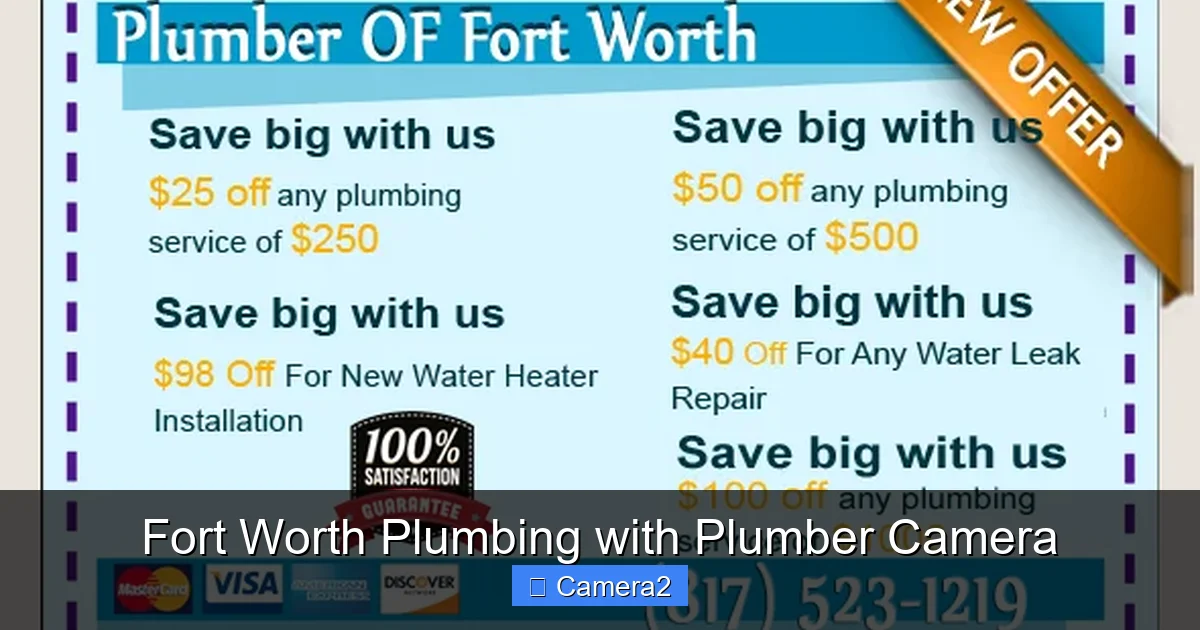 Fort Worth Plumbing with Plumber Camera