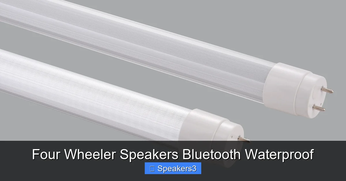 Four Wheeler Speakers Bluetooth Waterproof