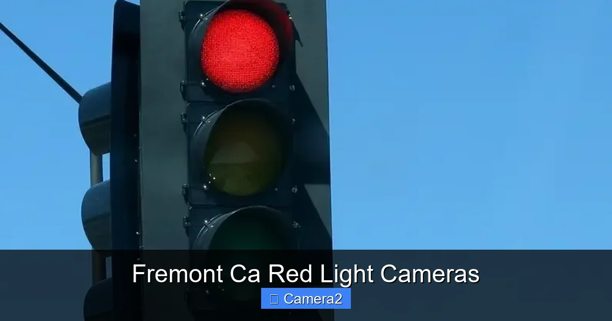 Fremont Ca Red Light Cameras