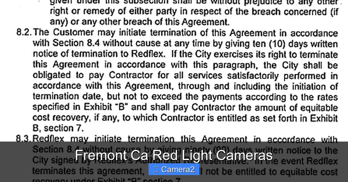 Fremont Ca Red Light Cameras