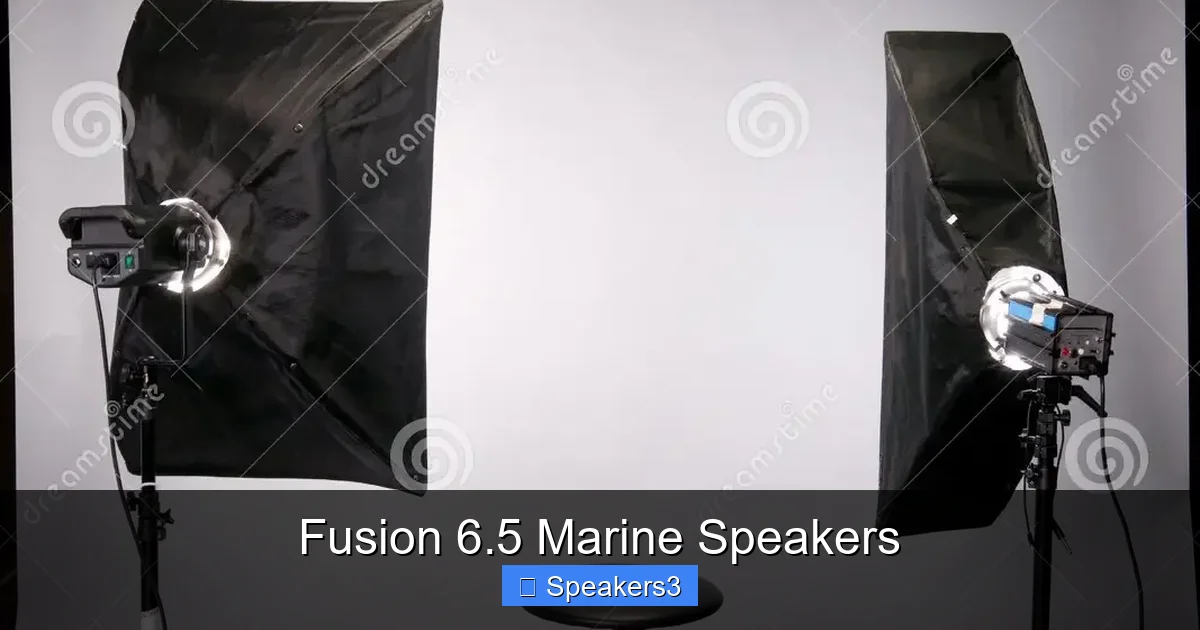 Fusion 6.5 Marine Speakers
