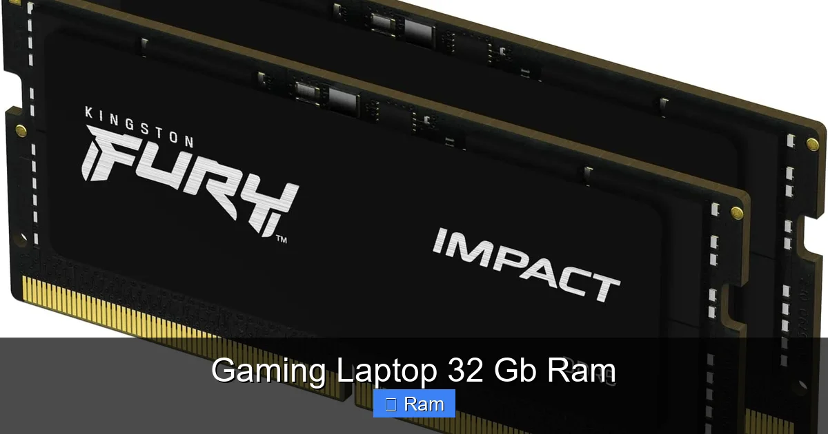 Gaming Laptop 32 Gb Ram