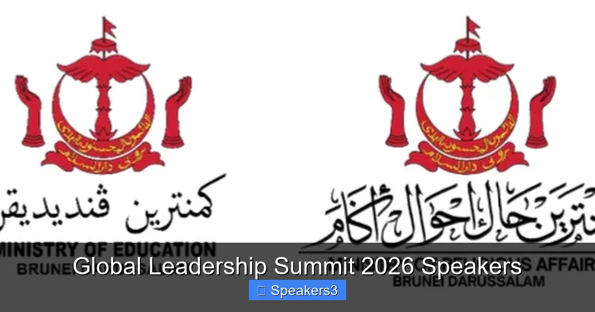 Global Leadership Summit 2026 Speakers