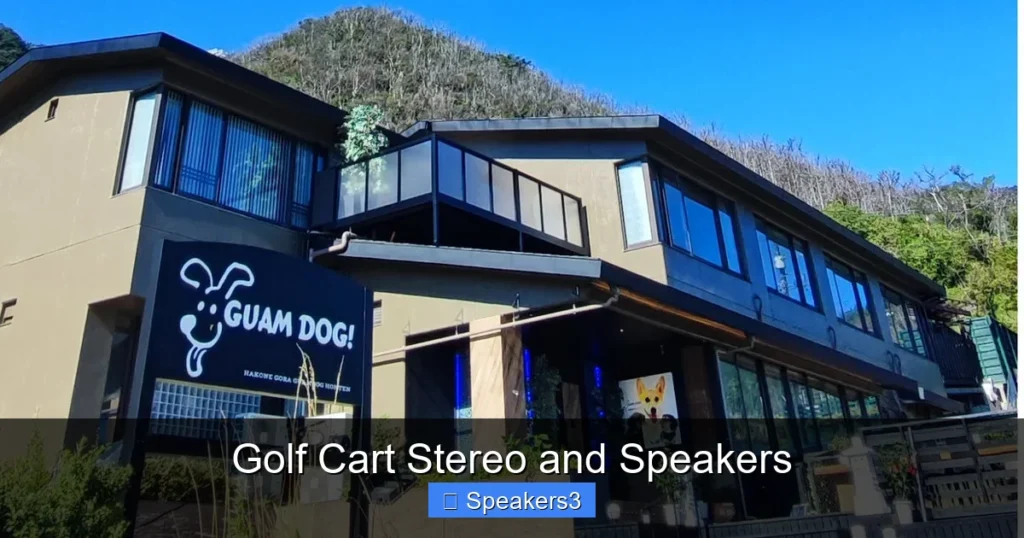 Golf Cart Stereo and Speakers