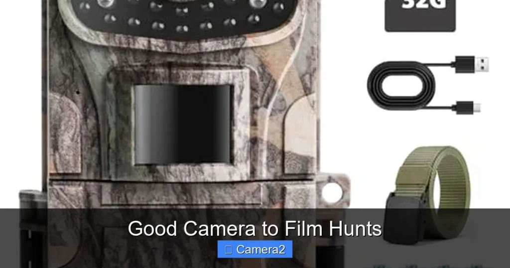 Good Camera to Film Hunts