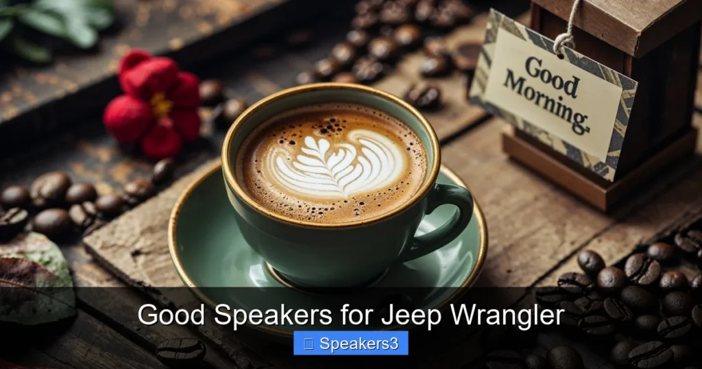 Good Speakers for Jeep Wrangler