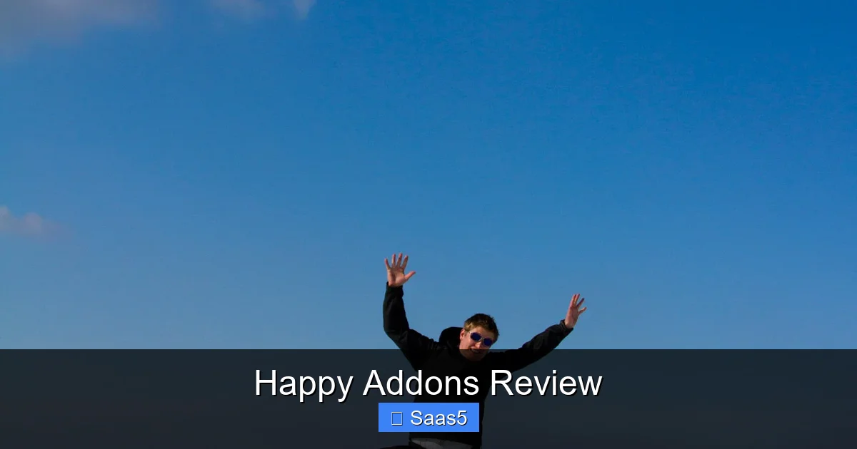 Happy Addons Review