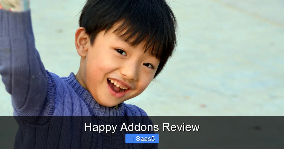 Happy Addons Review