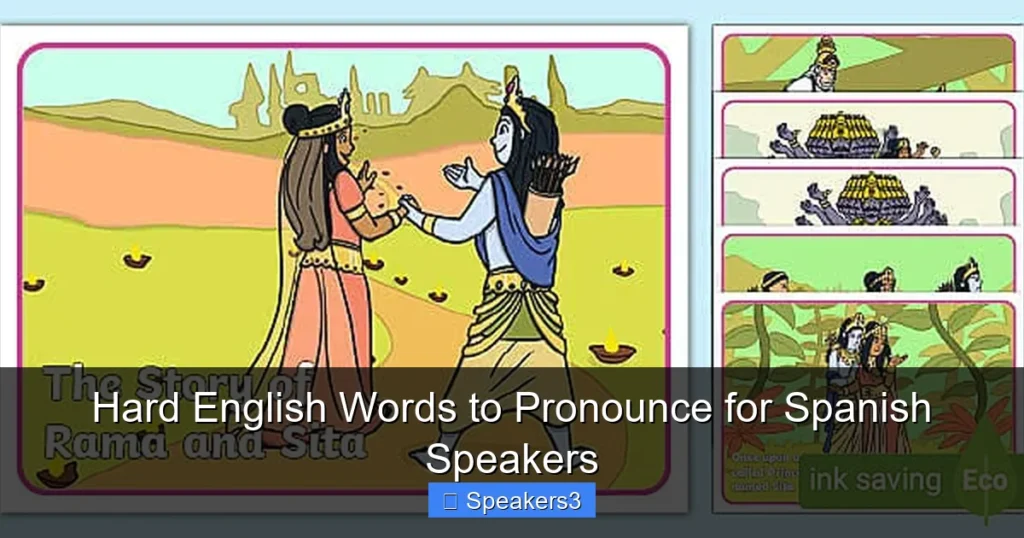 Hard English Words to Pronounce for Spanish Speakers
