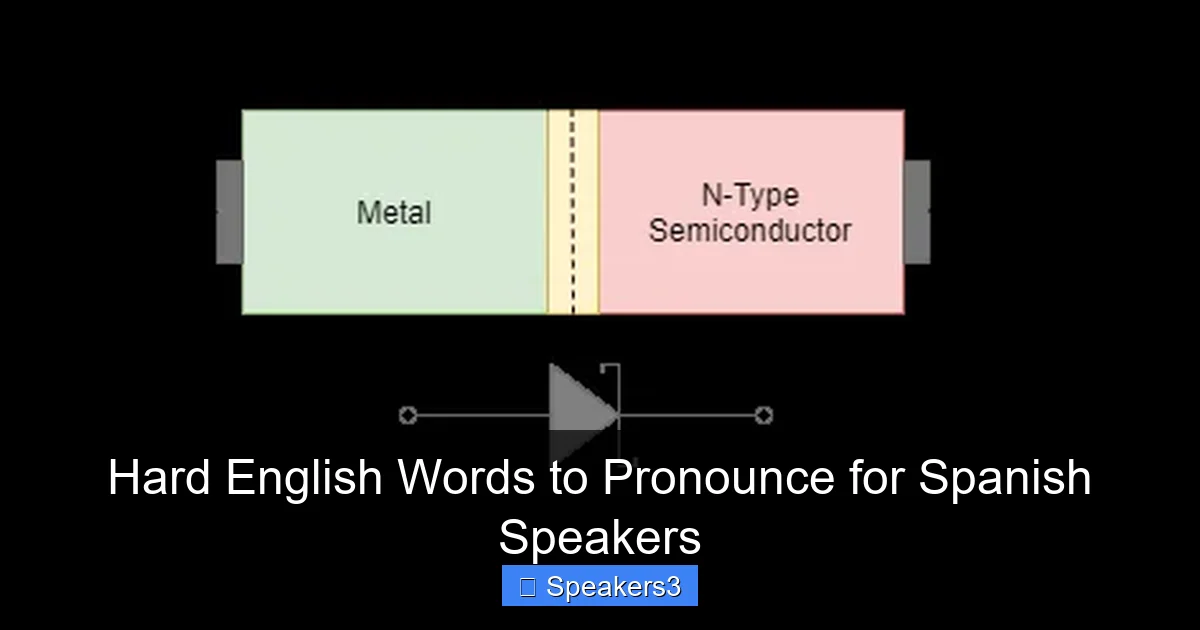 Hard English Words to Pronounce for Spanish Speakers