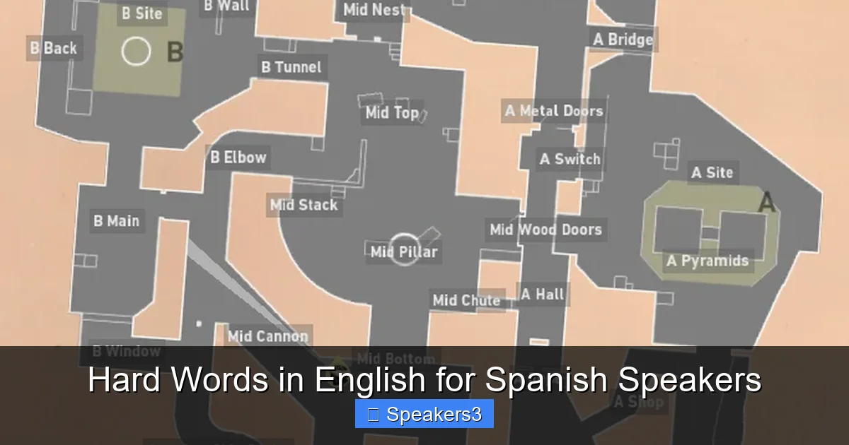 Hard Words in English for Spanish Speakers