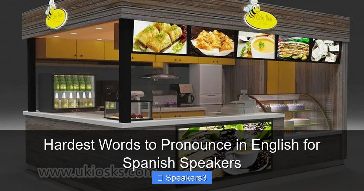 Hardest Words to Pronounce in English for Spanish Speakers