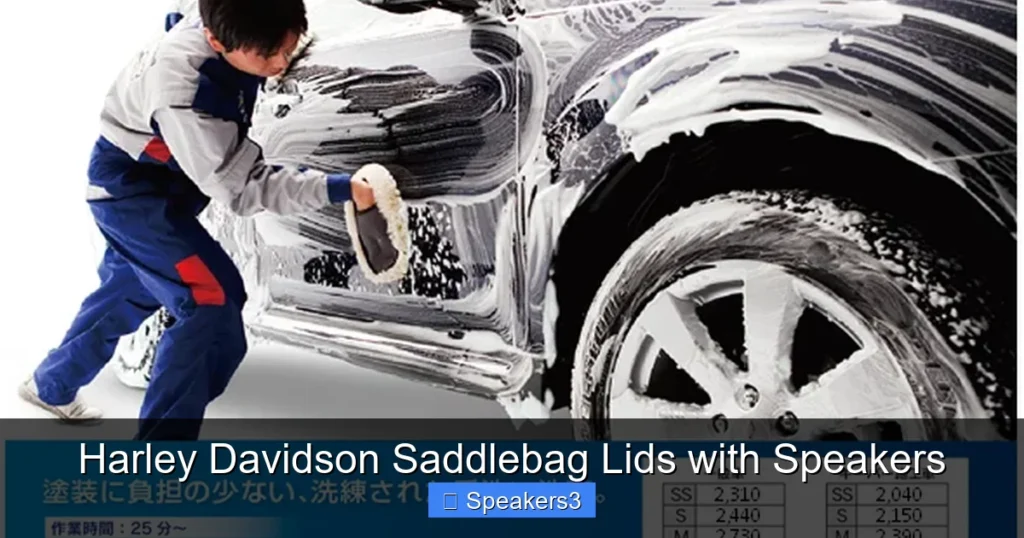Harley Davidson Saddlebag Lids with Speakers