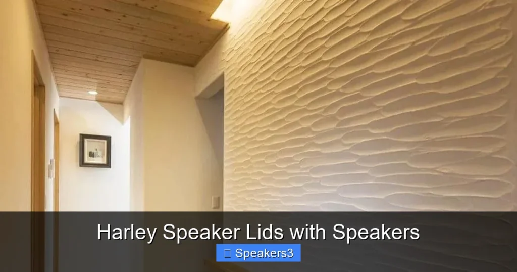 Harley Speaker Lids with Speakers