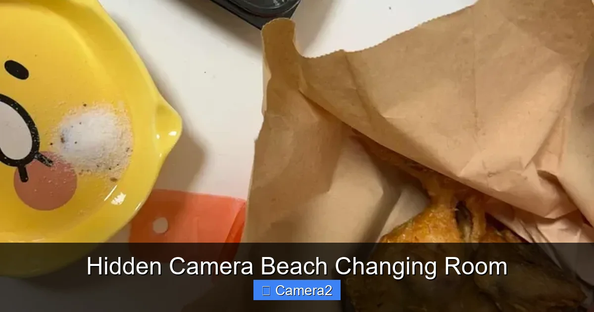 Hidden Camera Beach Changing Room