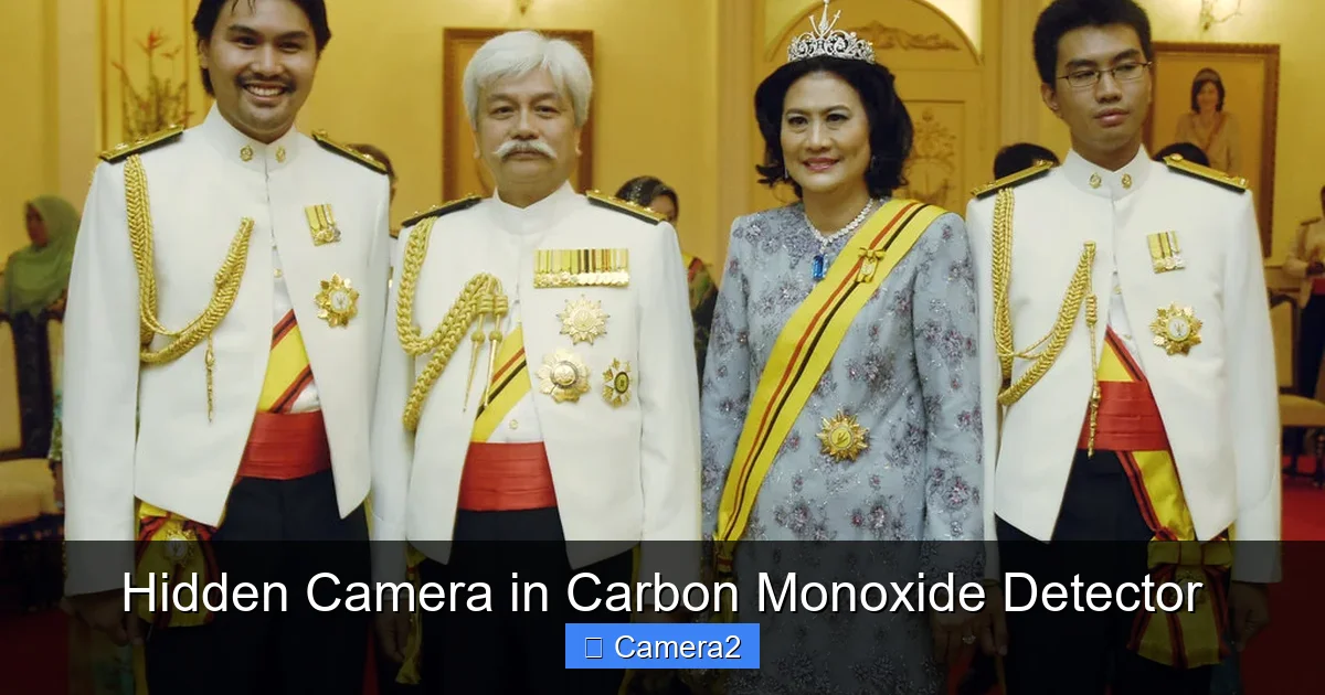 Hidden Camera in Carbon Monoxide Detector